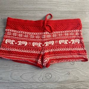 American Eagle • Winter Sweater Sleep Shorts